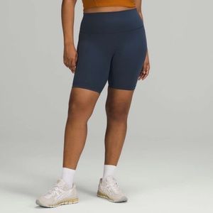 Lululemon Wunder train shorts 8in. Mineral blue. Size 8. Wore once.